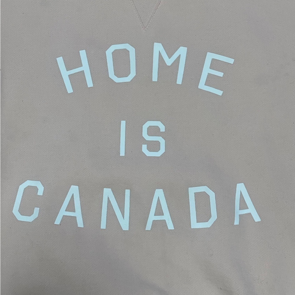 [PEACE collective] Home is Canada Light Pink Crewneck Sweater - XS